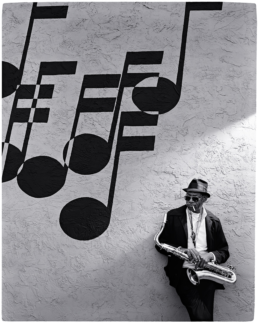 Eddie Saunders, Kansas City jazz, portrait